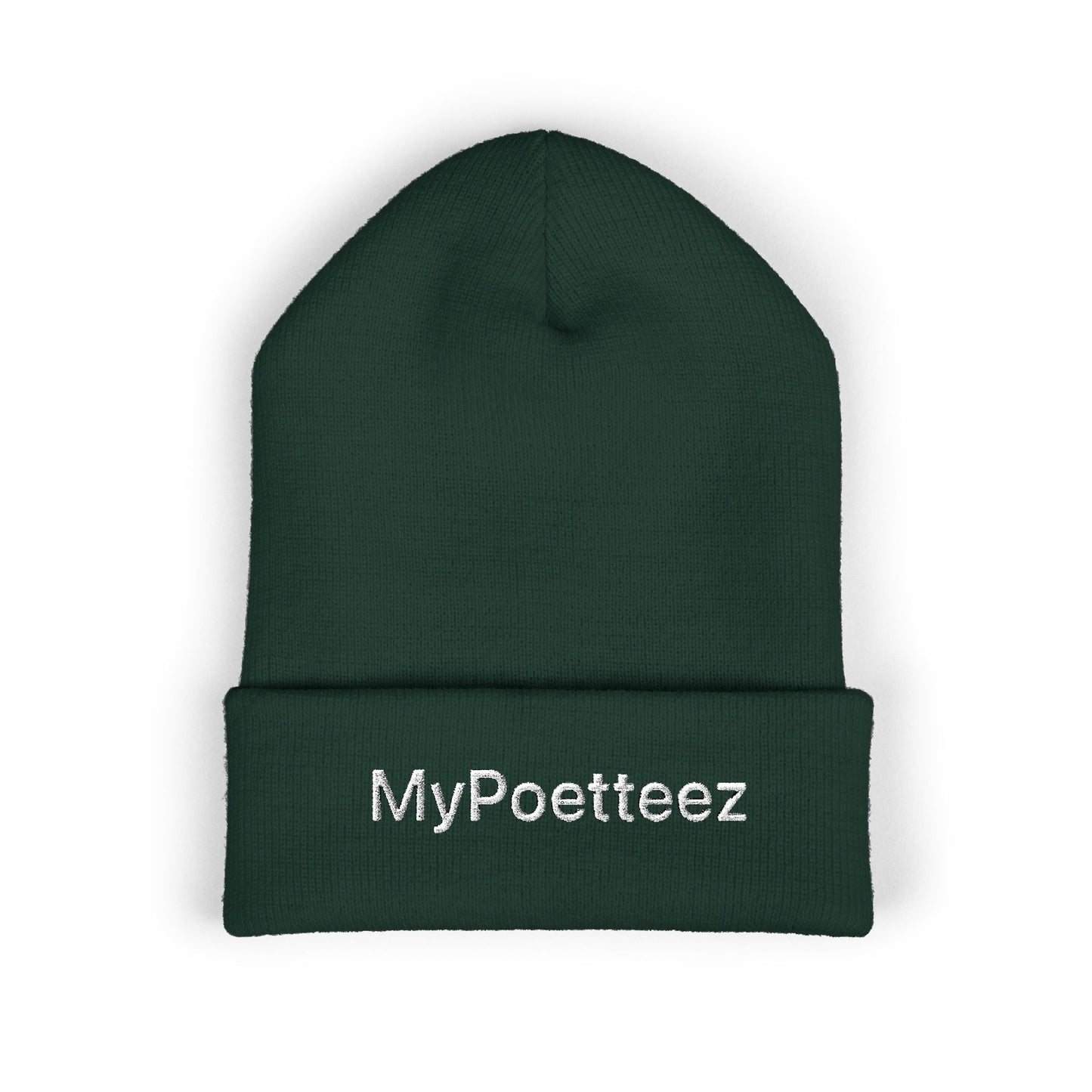 Classic Cuffed Beanie with Embroidered Logo - Cozy Winter Accessory