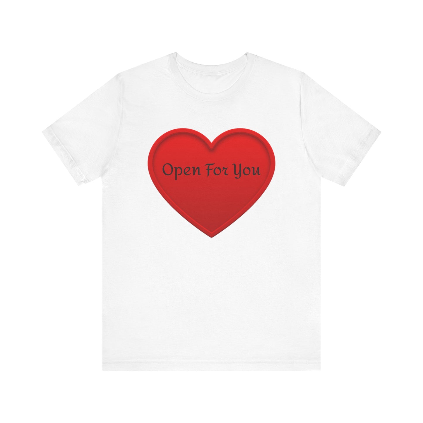 Unisex Jersey Short Sleeve-Open For You-HEART