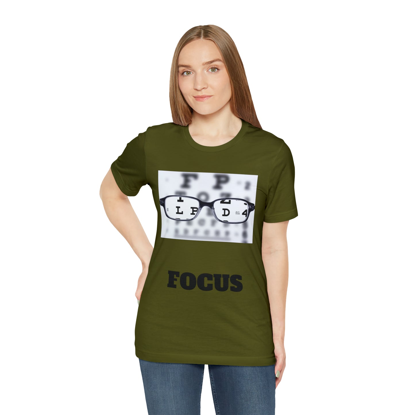 Unisex Jersey Short Sleeve Tee-FOCUS