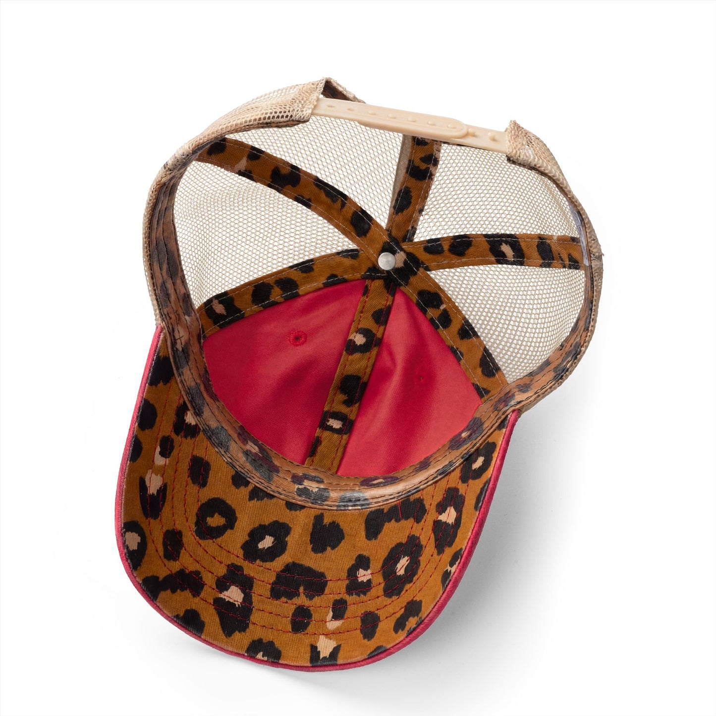 Women's Washed Mesh-Back Cap-HUSTLER