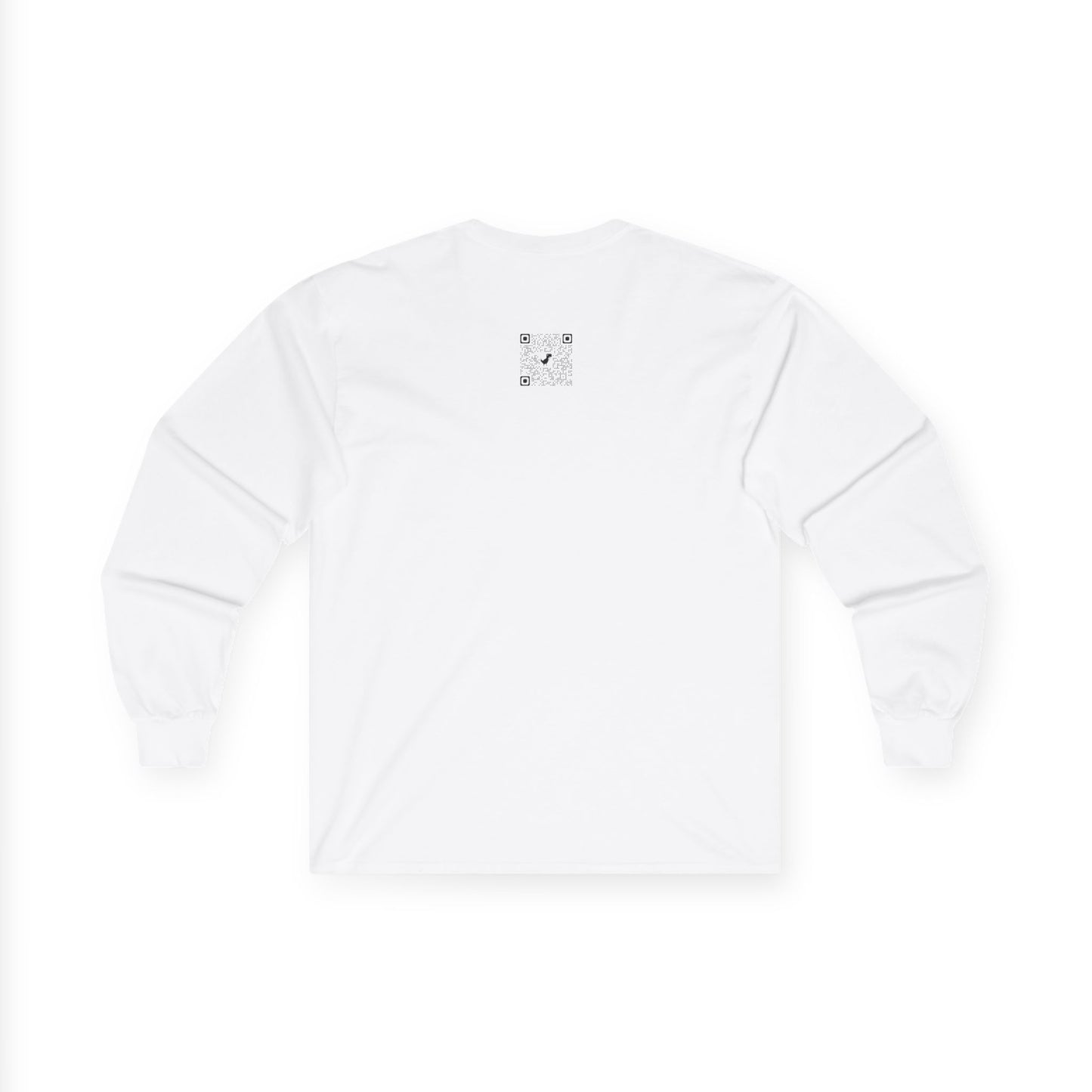 Unisex Ultra Cotton Long Sleeve-Logo & QR Code