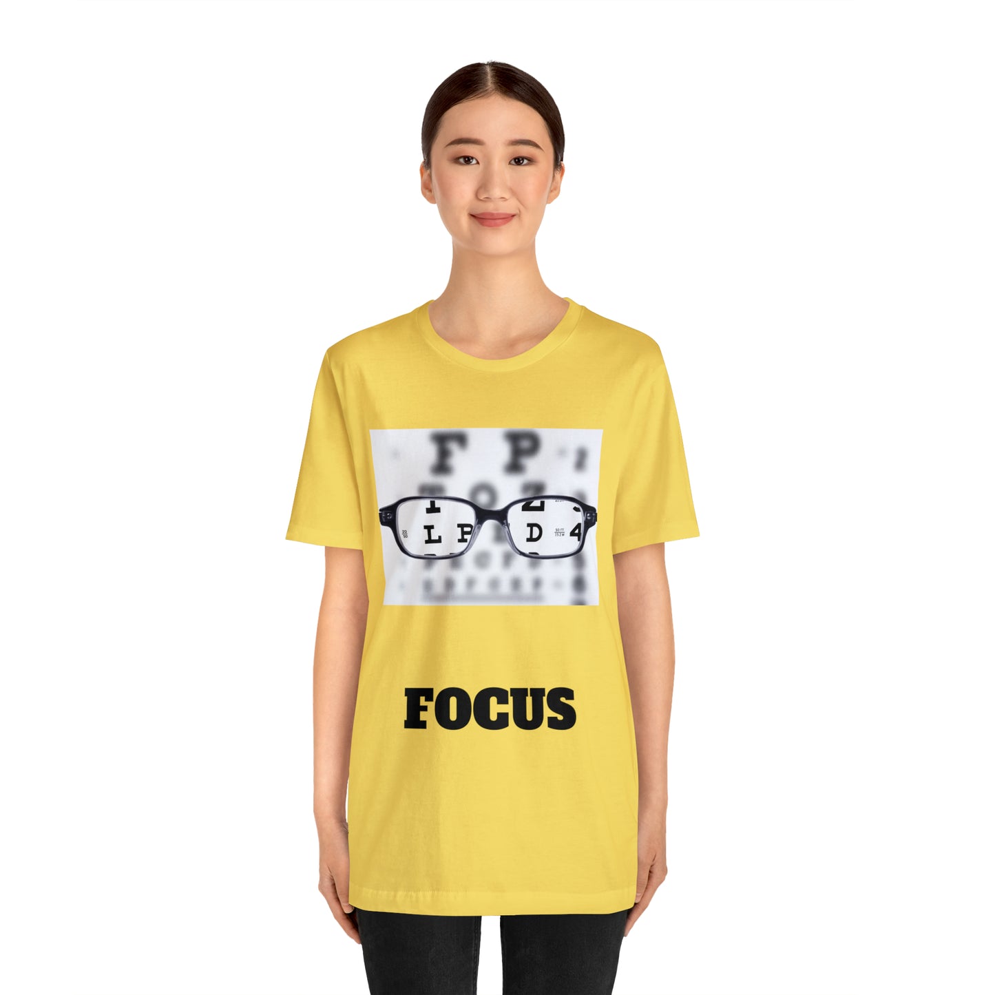 Unisex Jersey Short Sleeve Tee-FOCUS