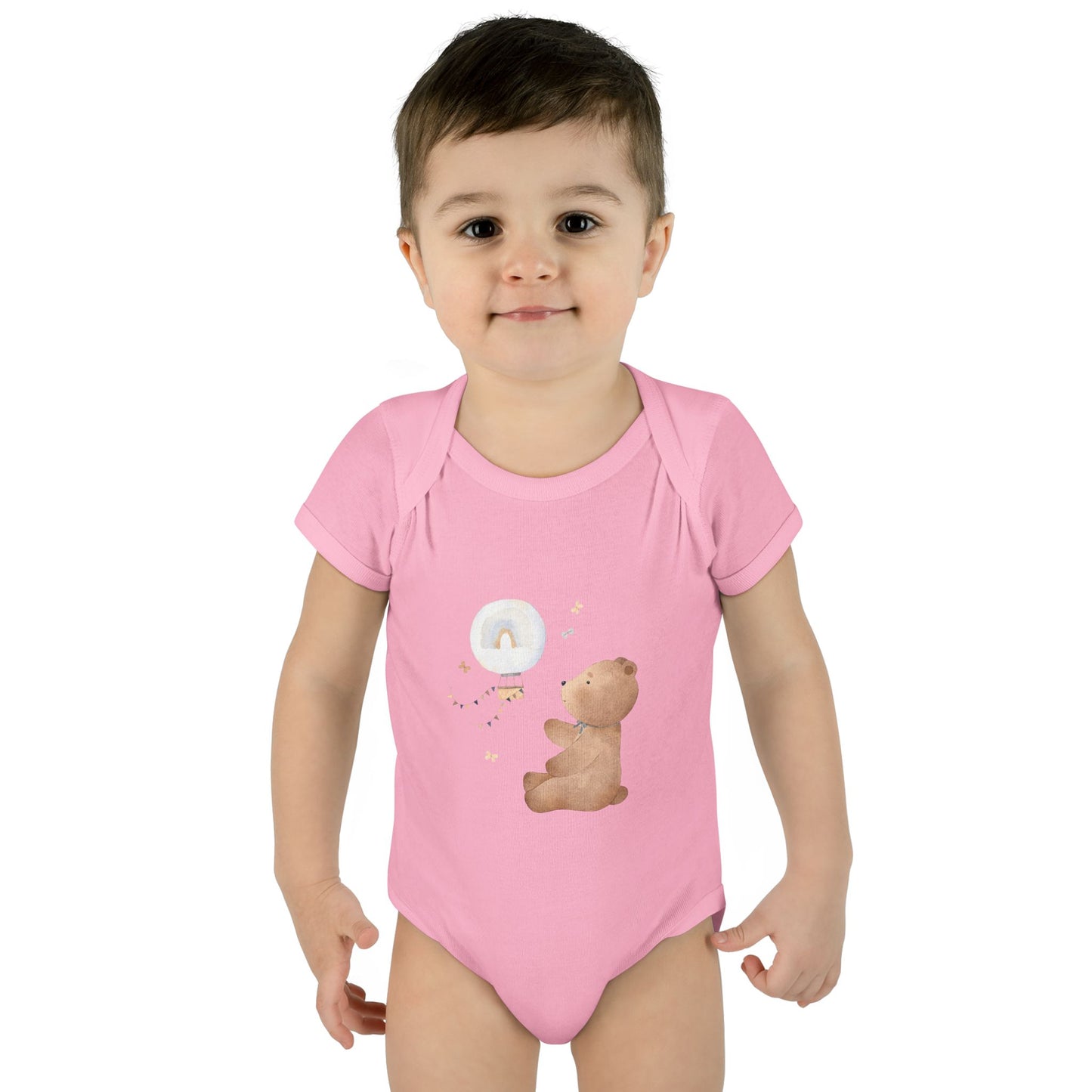 Infant Baby Rib Bodysuit-Bear Bear