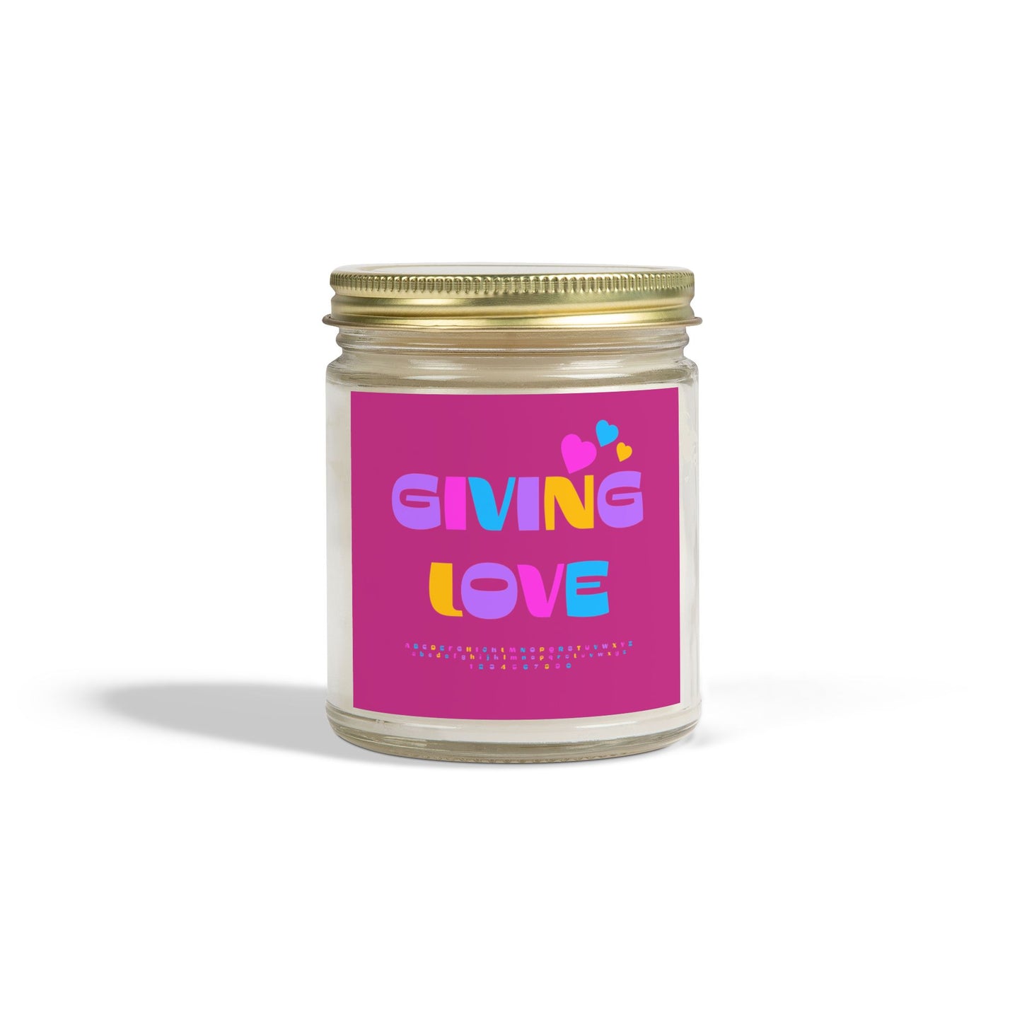 Scented Candles, Coconut Apricot Wax (4oz, 9oz)-GIVING LOVE