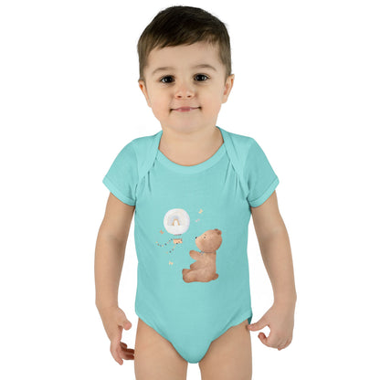 Infant Baby Rib Bodysuit-Bear Bear