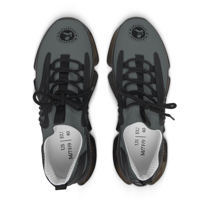 Women's Mesh Sneakers Dark Grey/Black Soles-MyPoetteez Logo