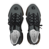 Women's Mesh Sneakers Dark Grey/Black Soles-MyPoetteez Logo