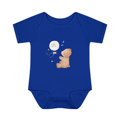 Infant Baby Rib Bodysuit-Bear Bear