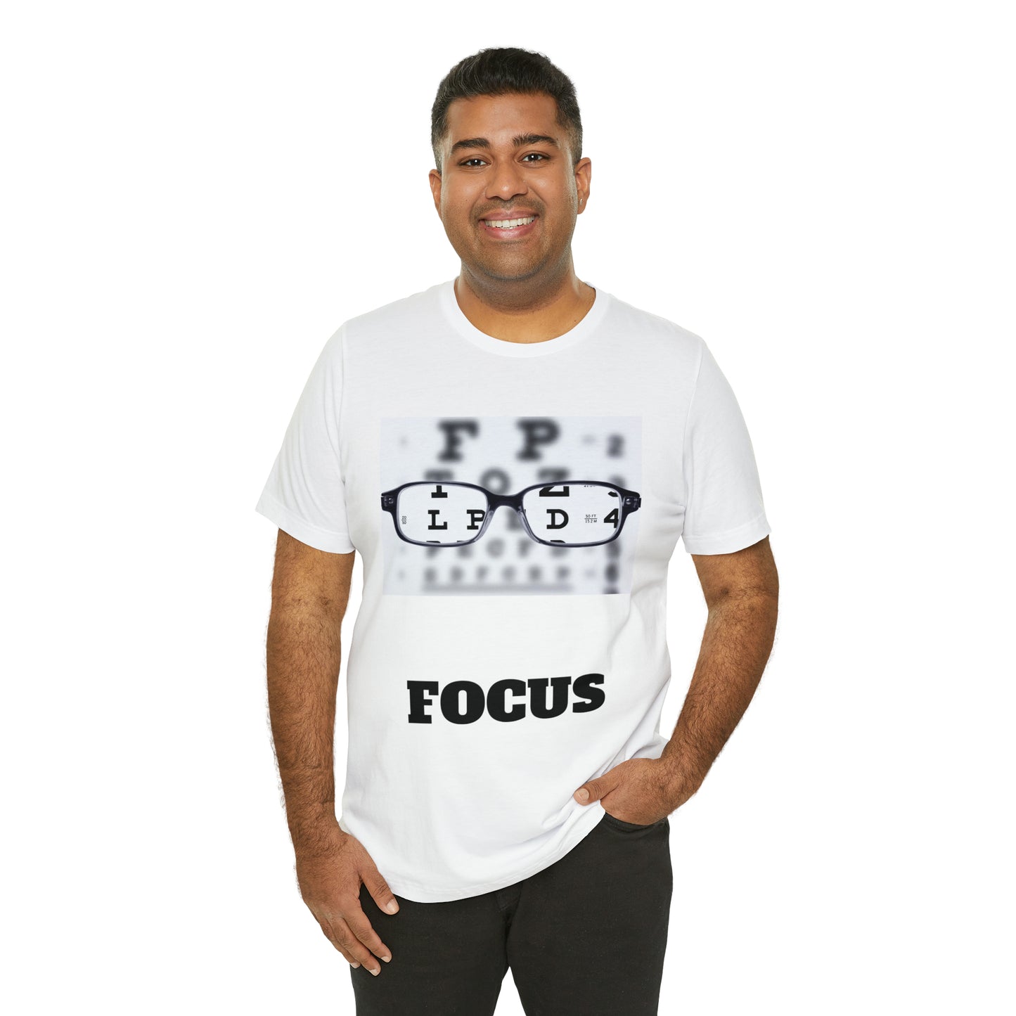 Unisex Jersey Short Sleeve Tee-FOCUS