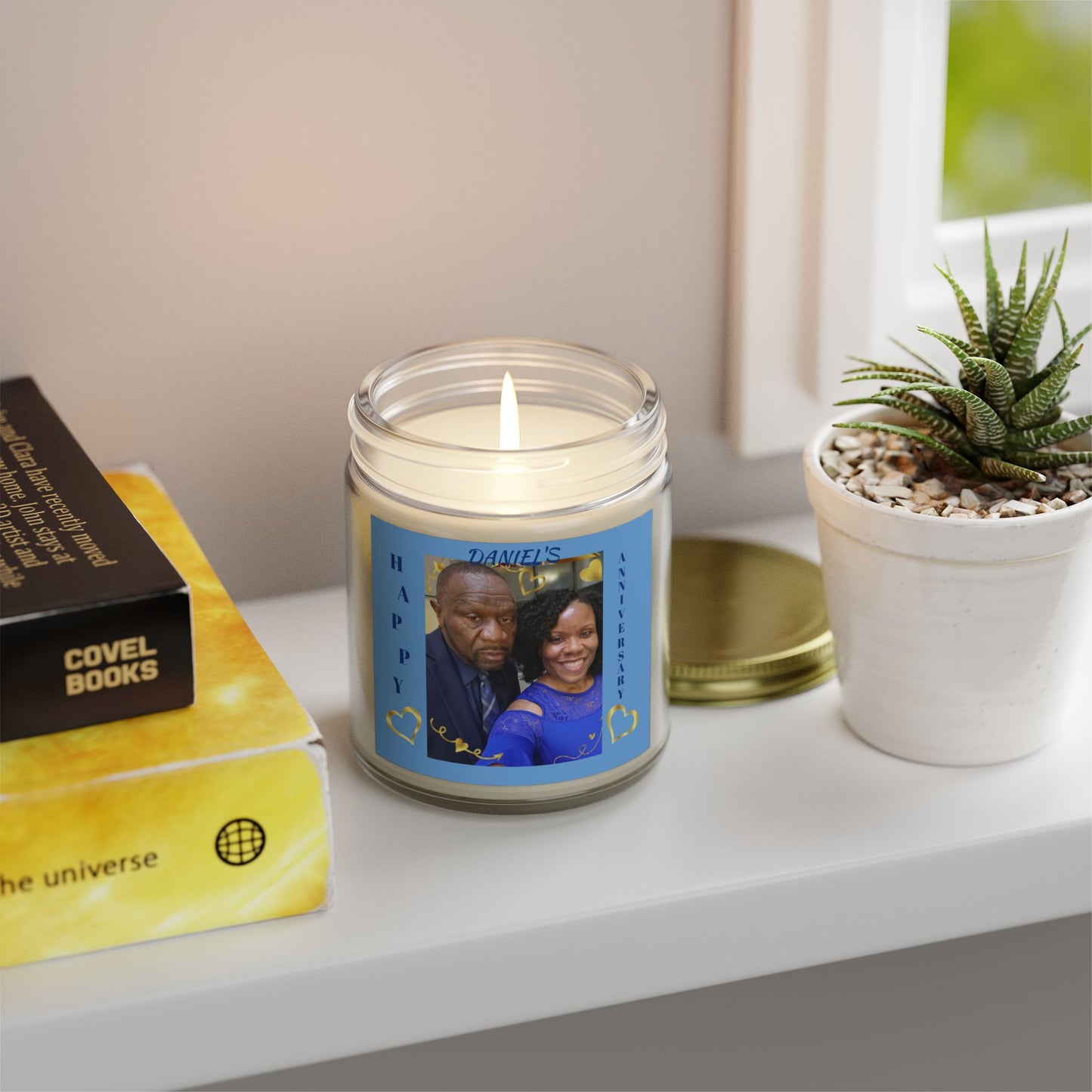 Scented Candles, Coconut Apricot Wax (4oz, 9oz)-DANIEL'S 3RD