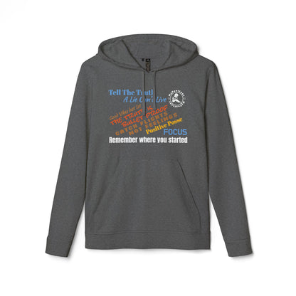 adidas Unisex Fleece Hoodie-Inclusive w/Back Print