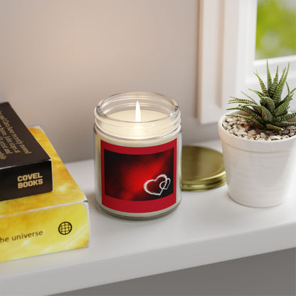 Scented Candles, Coconut Apricot Wax (4oz, 9oz)-DOUBLE LOVE