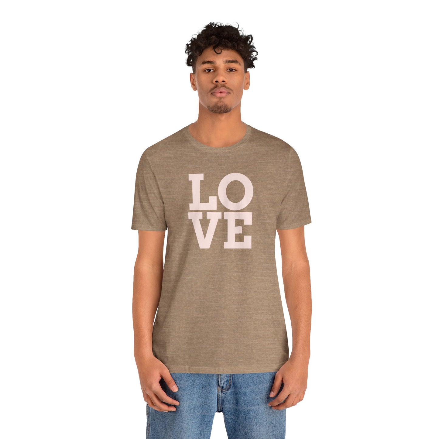 Unisex Jersey Short Sleeve-LOVE