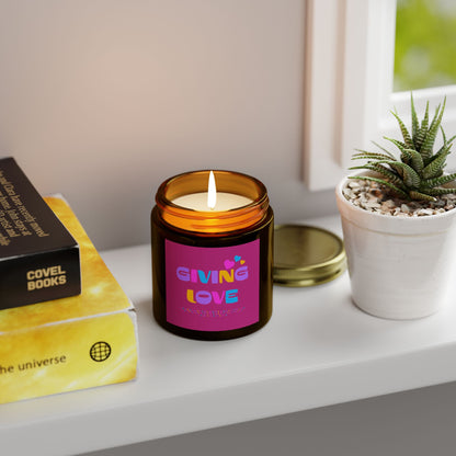 Scented Candles, Coconut Apricot Wax (4oz, 9oz)-GIVING LOVE