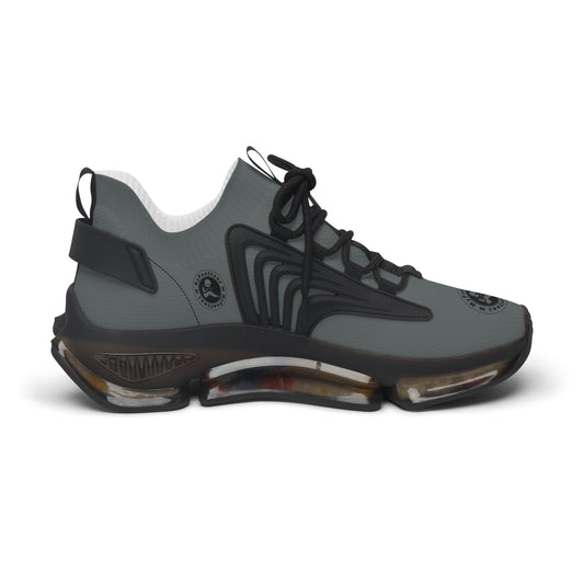 Women's Mesh Sneakers Dark Grey/Black Soles-MyPoetteez Logo