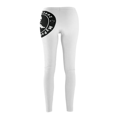 Women's Mid-rise Casual Leggings (AOP)-MyPoetteez