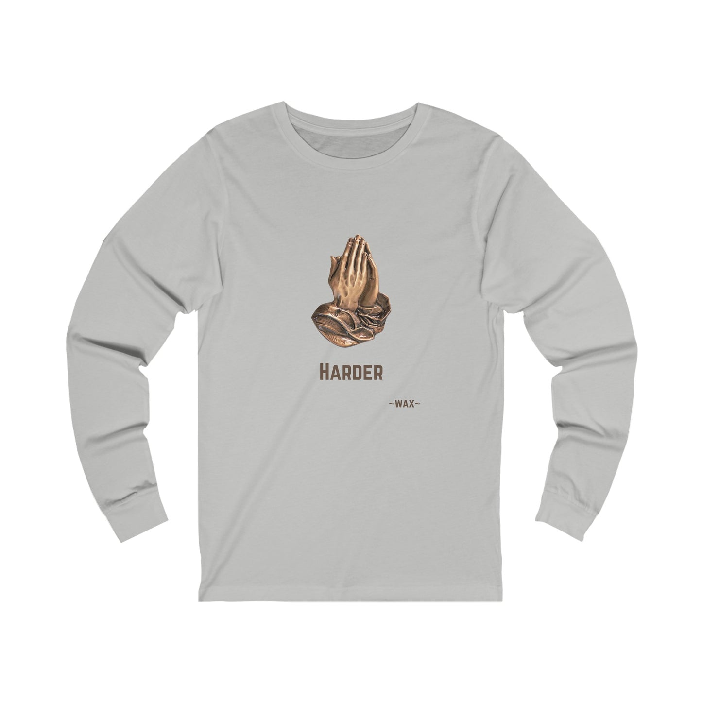 Unisex Jersey Long Sleeve-PRAYING HANDS-HARDER