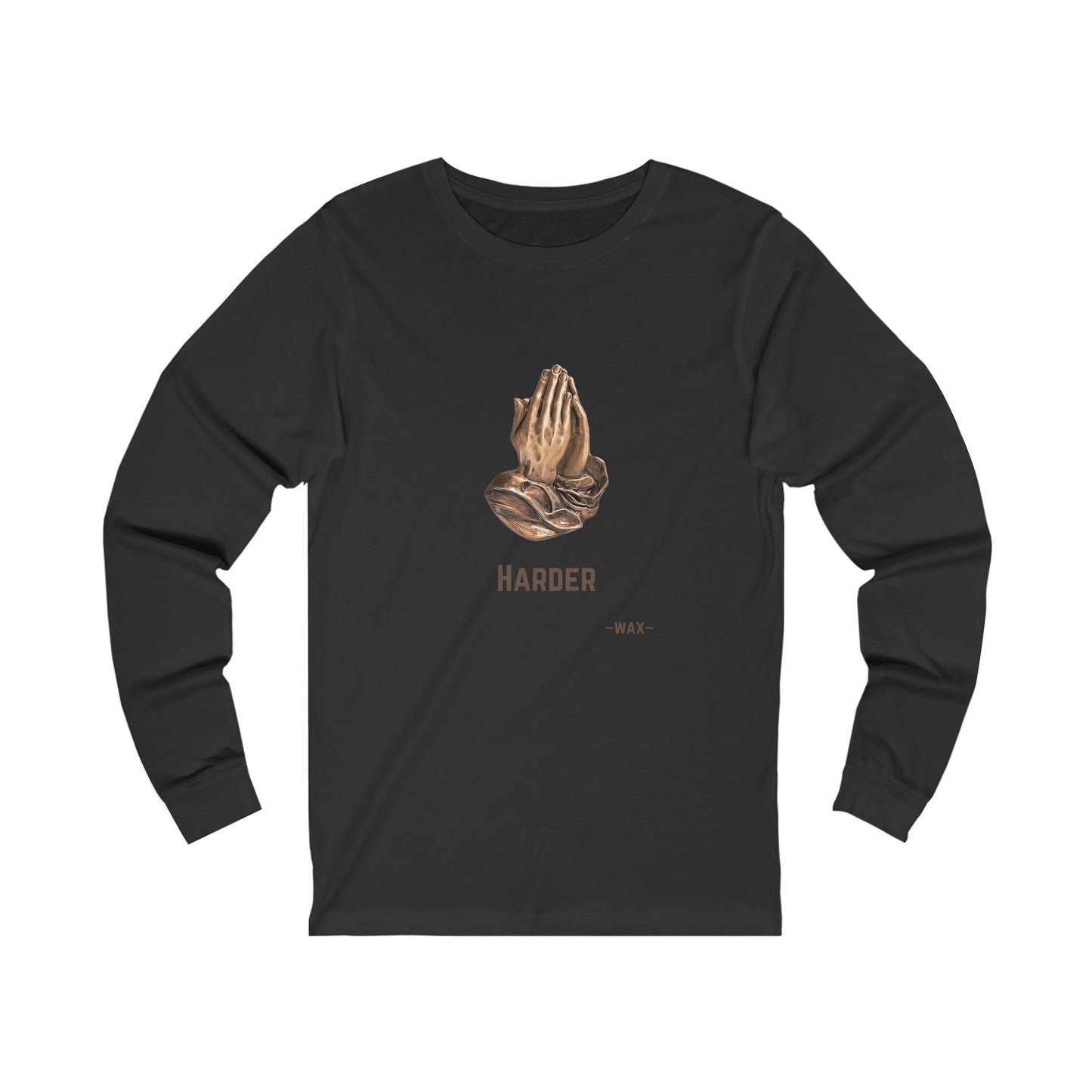 Unisex Jersey Long Sleeve-PRAYING HANDS-HARDER