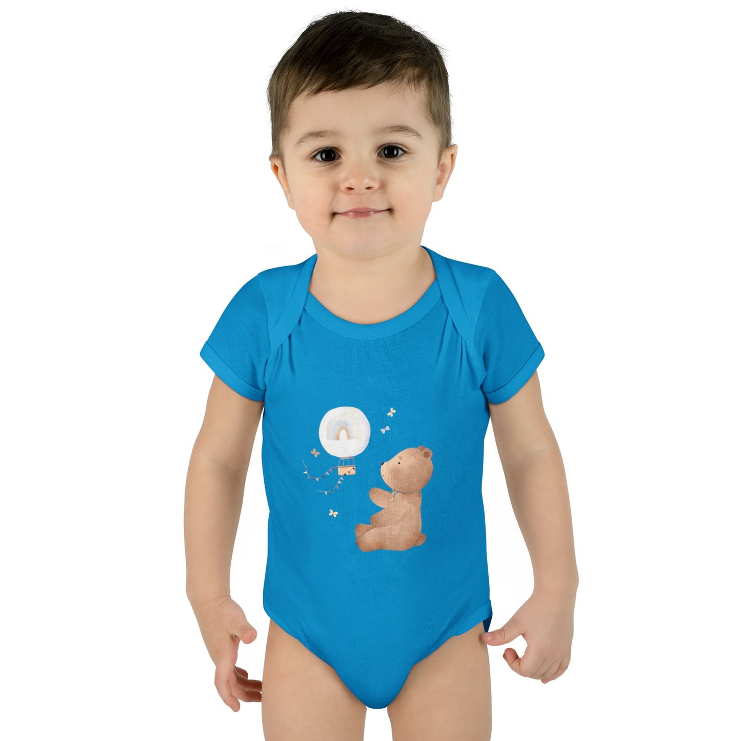 Infant Baby Rib Bodysuit-Bear Bear
