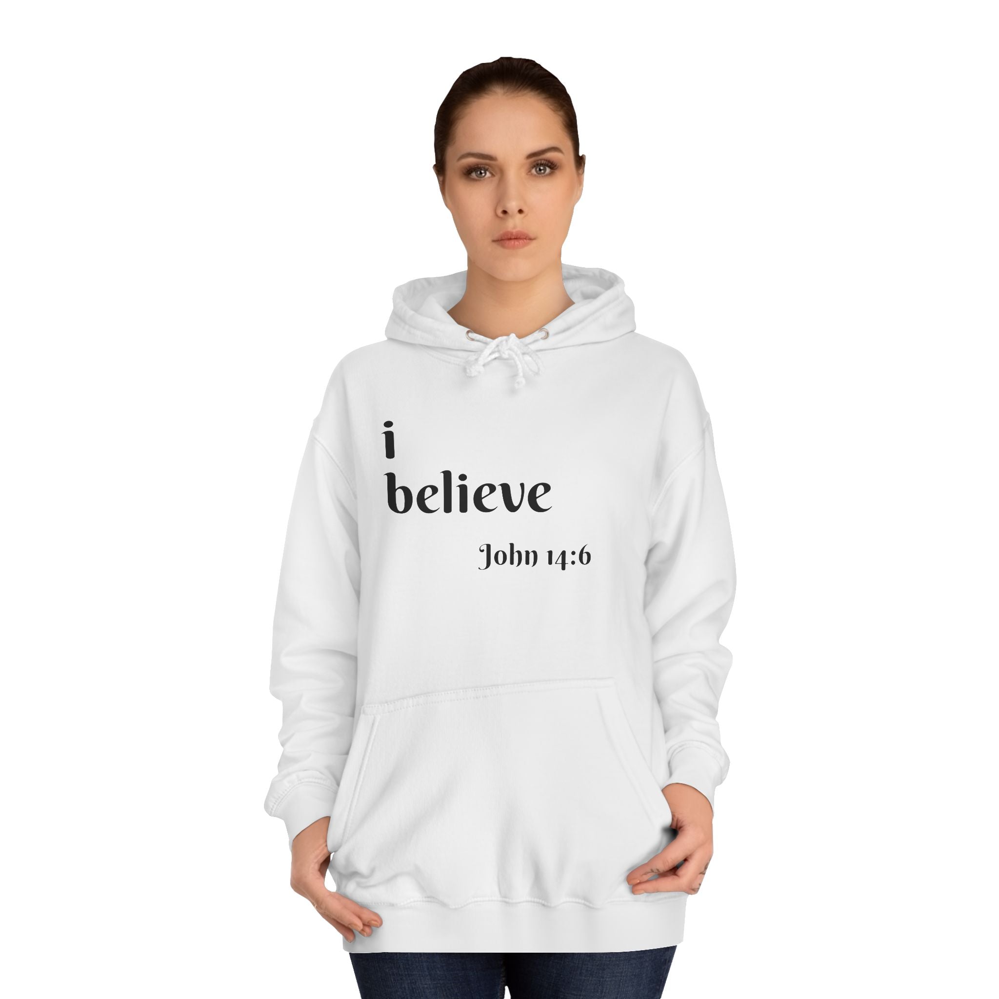 Unisex College Hoodie-i believe