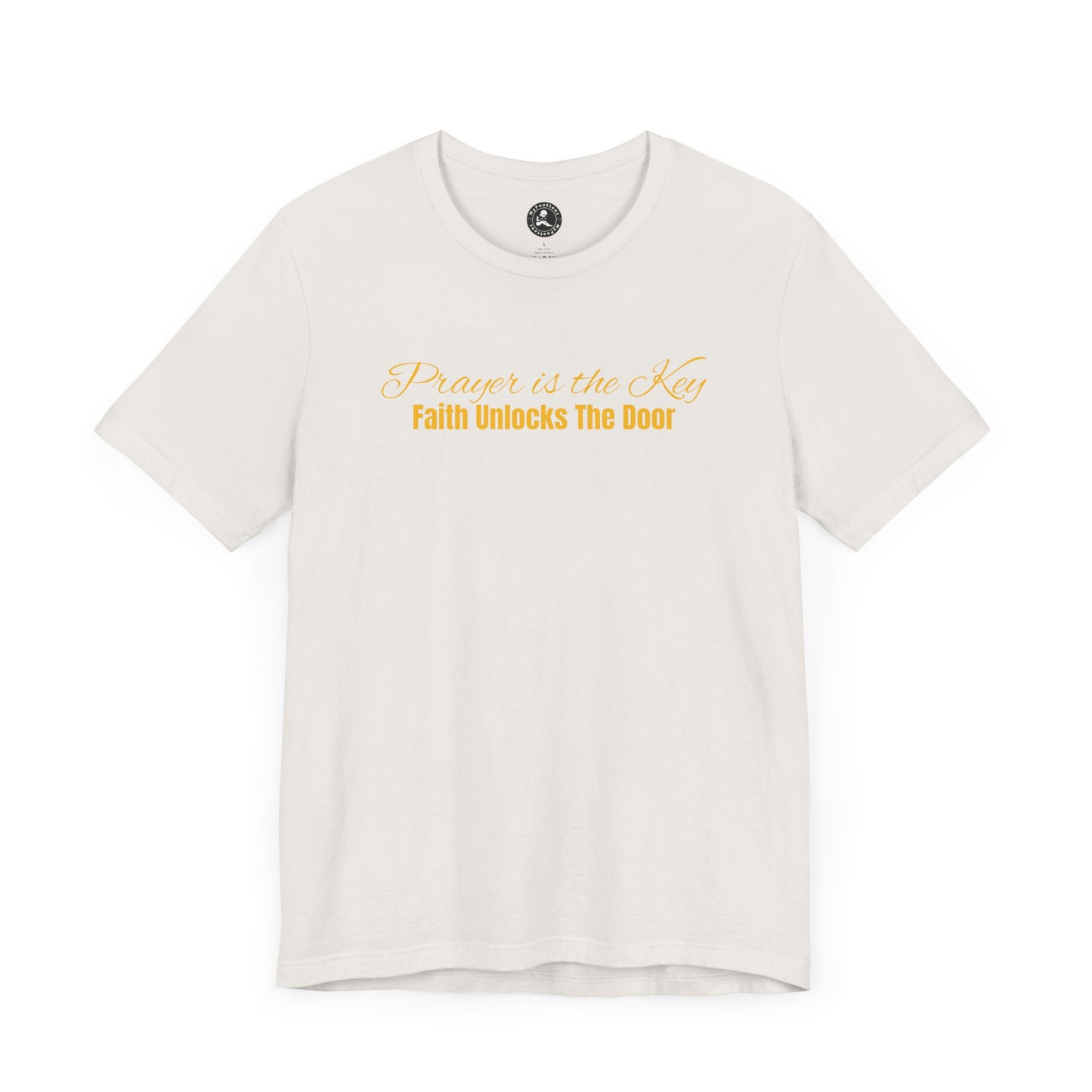 Unisex Jersey Short Sleeve-Prayer Is The Key-Faith Unlocks The Door