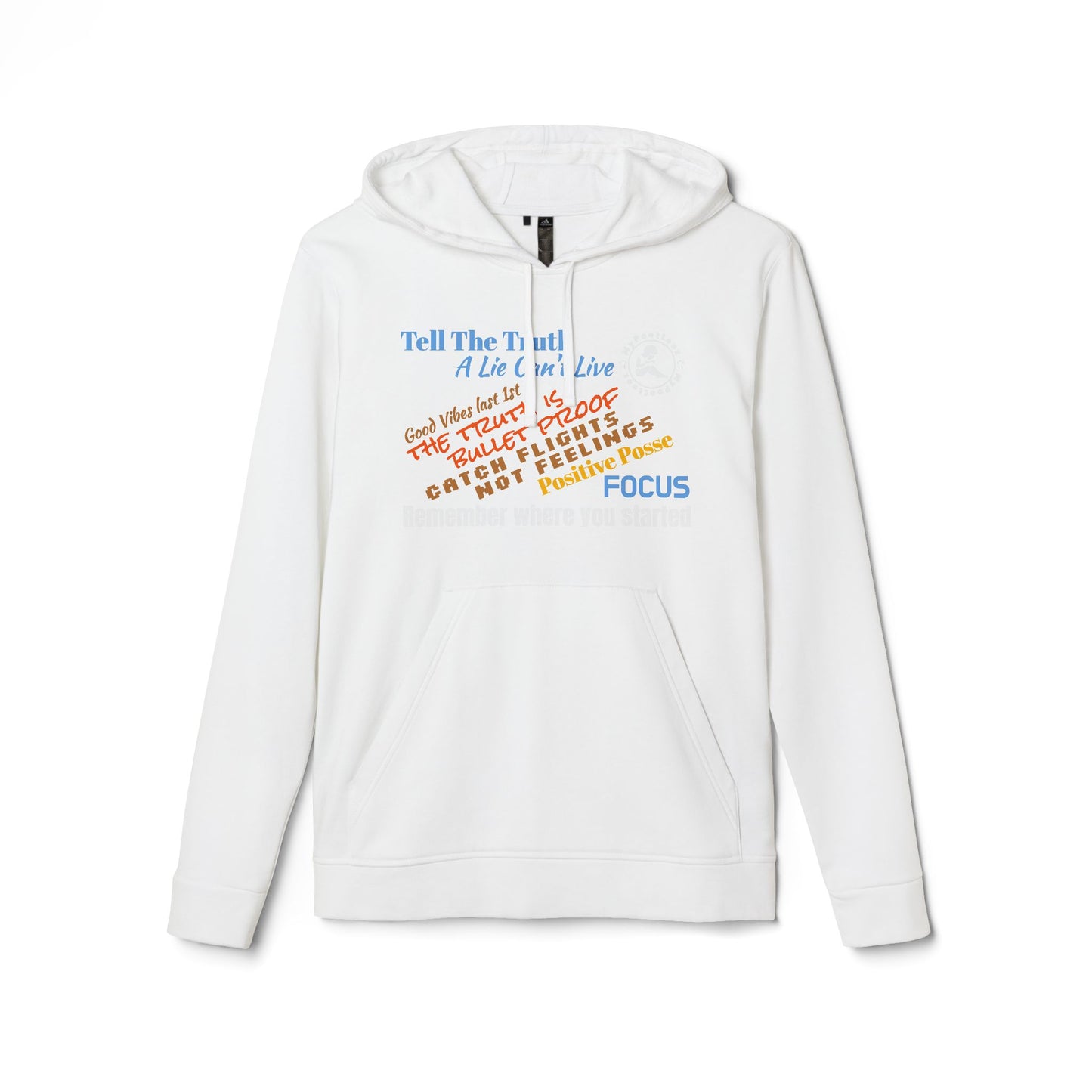 adidas Unisex Fleece Hoodie-Inclusive w/Back Print