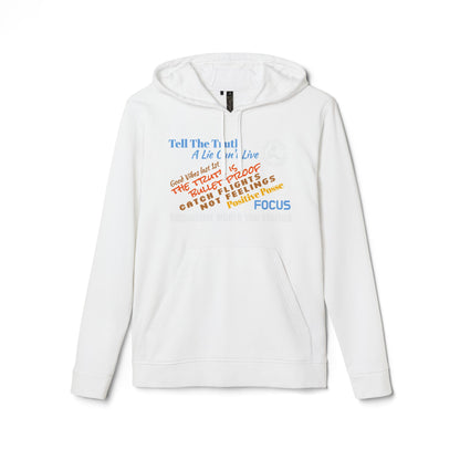 adidas Unisex Fleece Hoodie-Inclusive w/Back Print