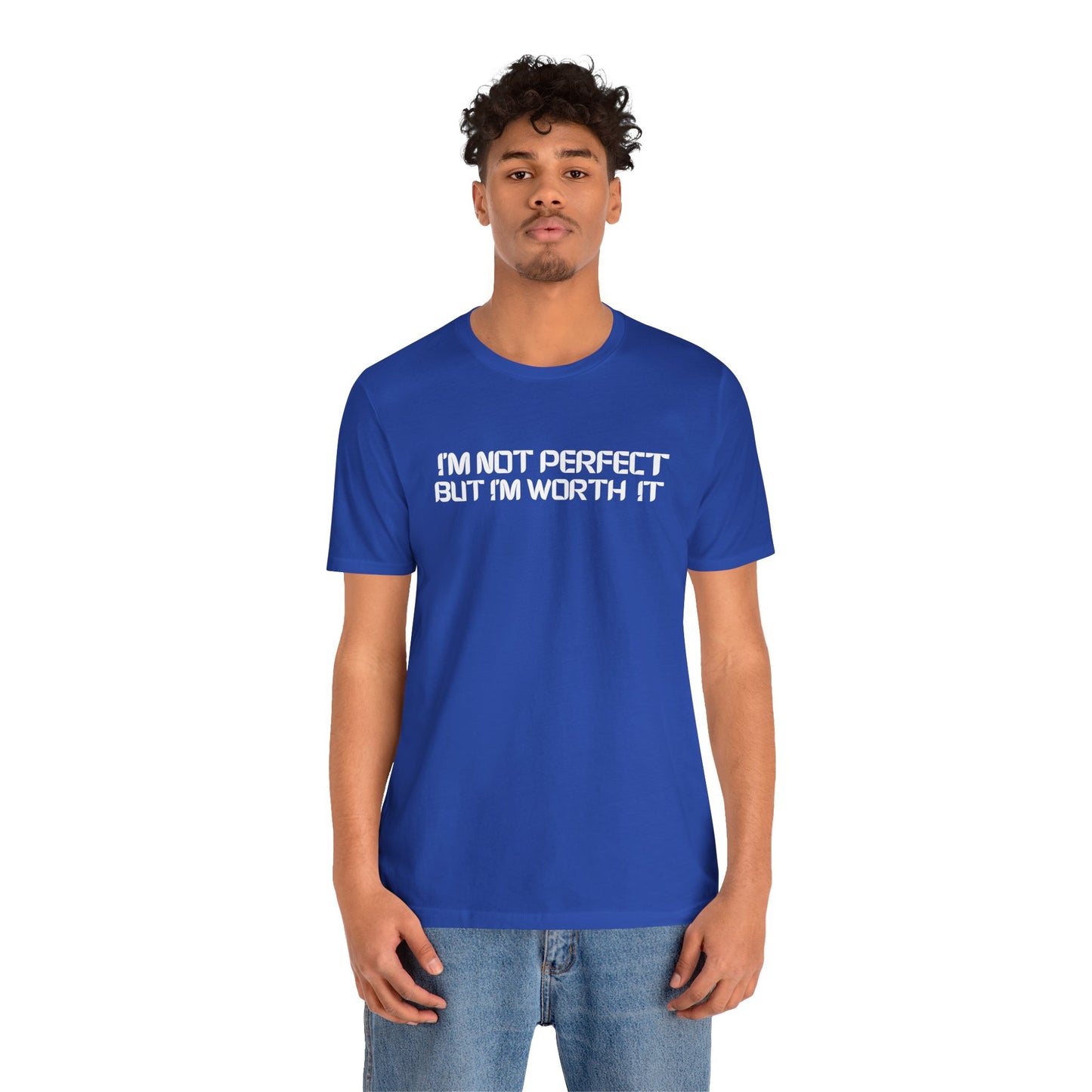 Unisex Softstyle T-Shirt-I'm Not Perfect, But I'm Worth It