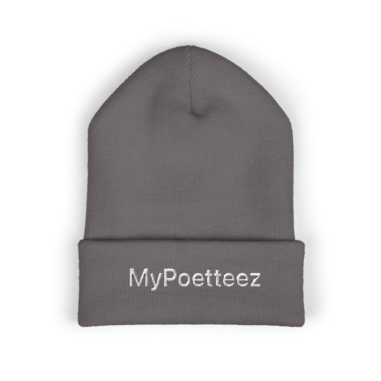 Classic Cuffed Beanie with Embroidered Logo - Cozy Winter Accessory