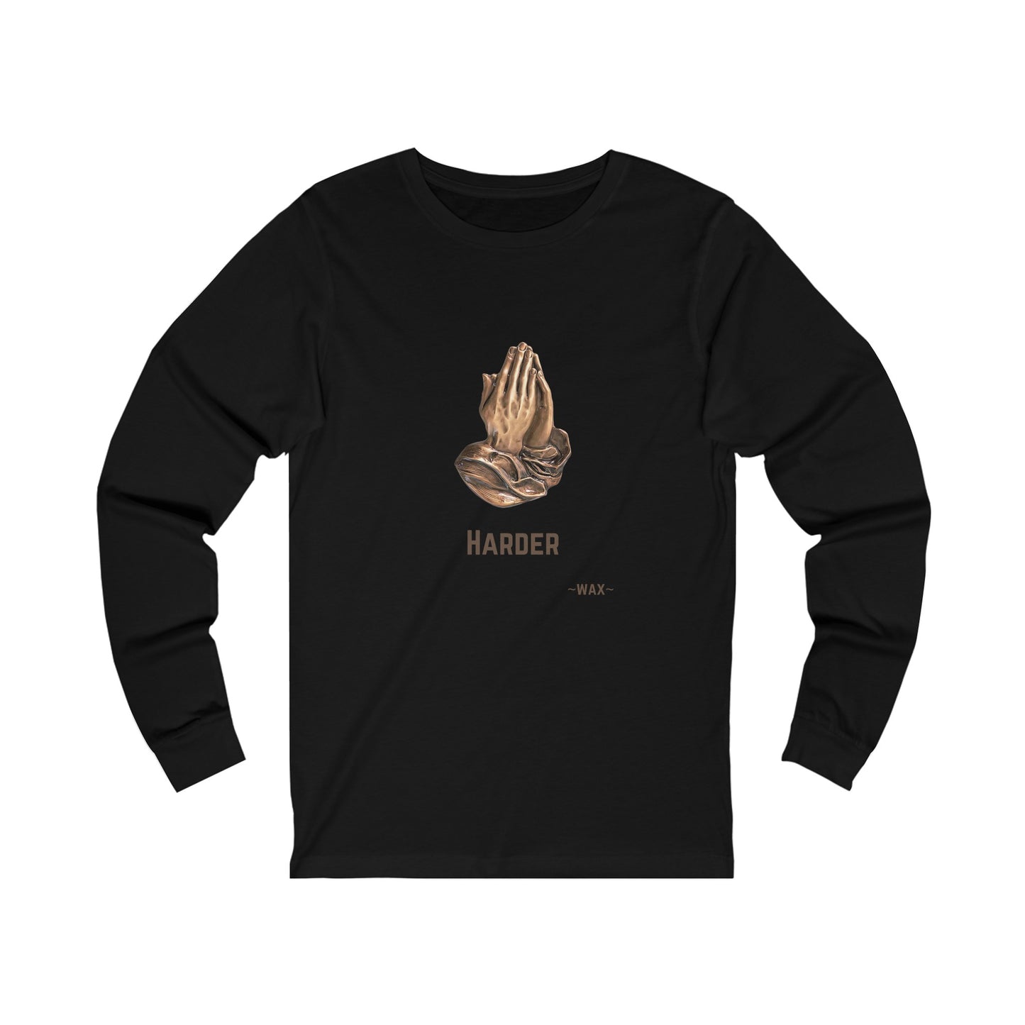 Unisex Jersey Long Sleeve-PRAYING HANDS-HARDER