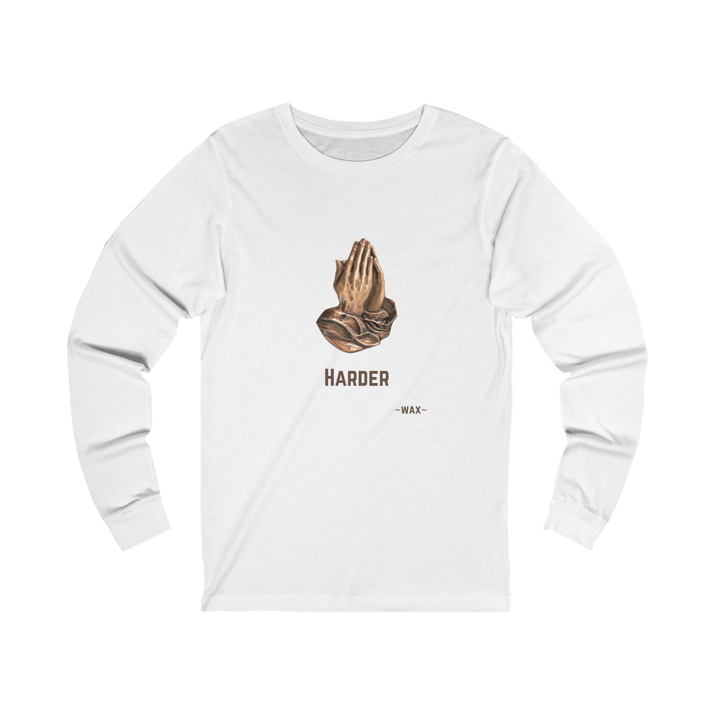 Unisex Jersey Long Sleeve-PRAYING HANDS-HARDER