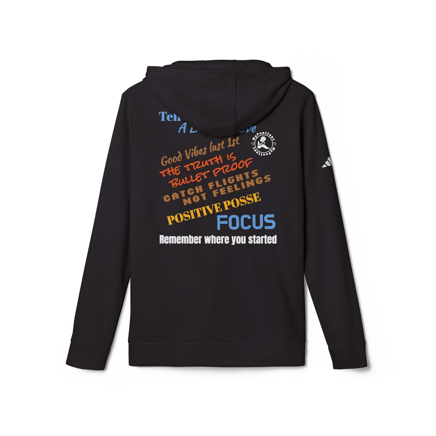 adidas Unisex Fleece Hoodie-Inclusive w/Back Print