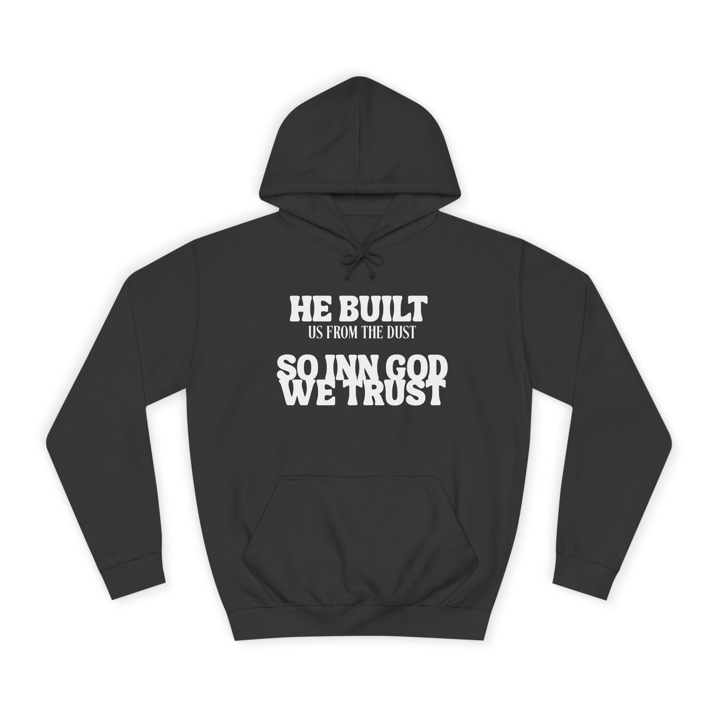 Unisex College Hoodie-INN GOD WE TRUST