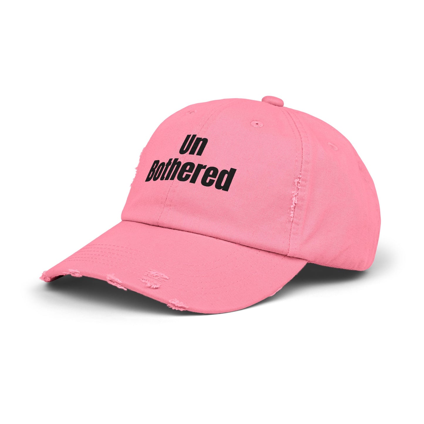 Unisex Distressed Cap-Un Bothered