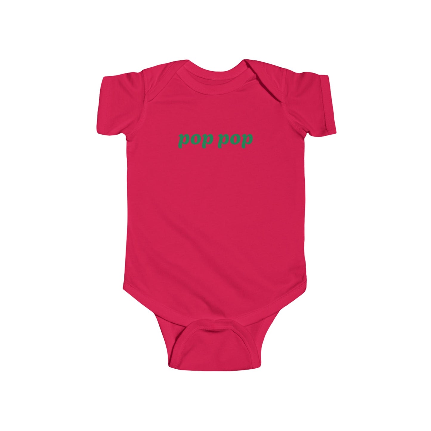 Infant Fine Jersey Bodysuit-pop pop