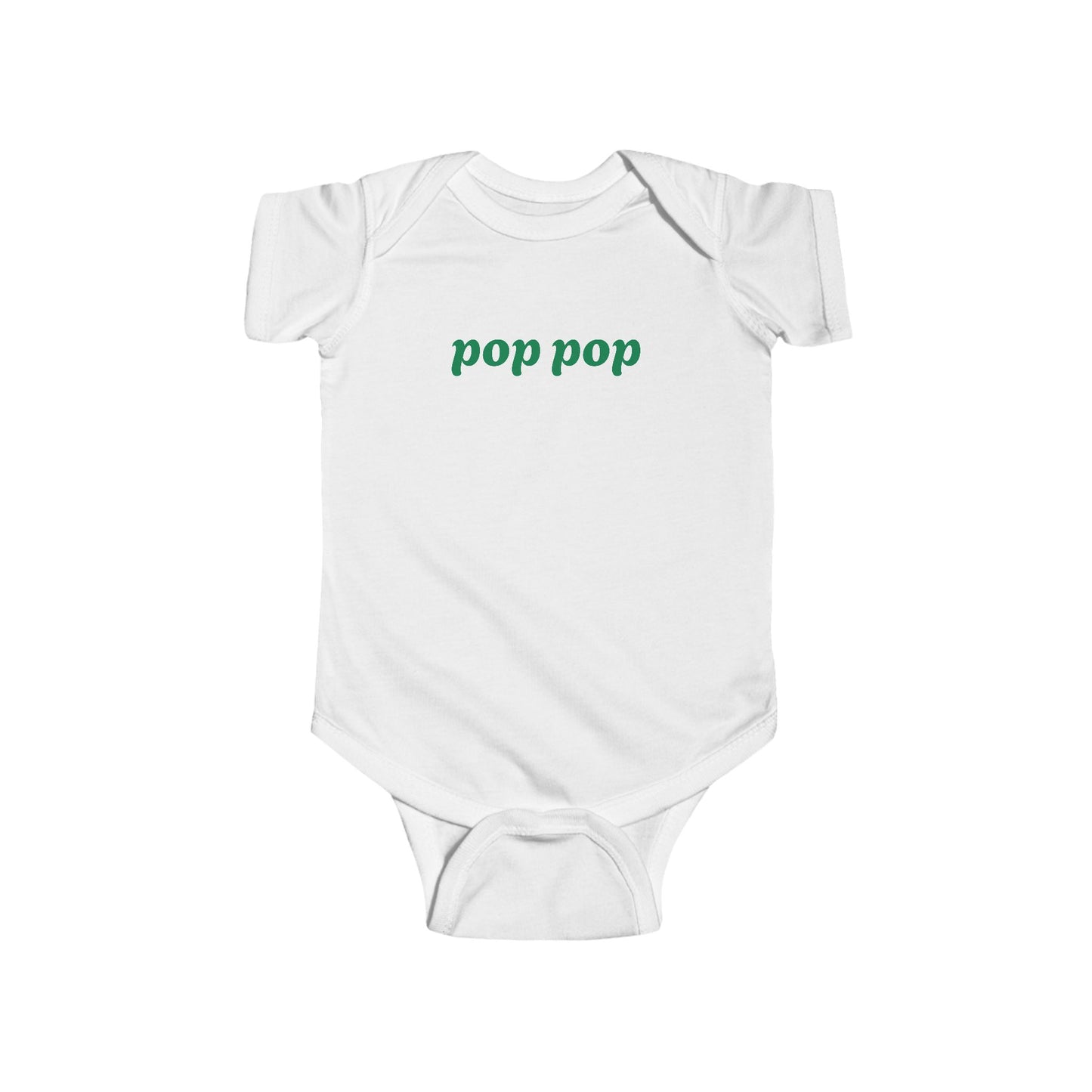 Infant Fine Jersey Bodysuit-pop pop