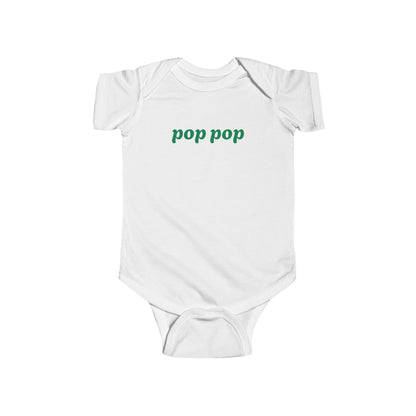 Infant Fine Jersey Bodysuit-pop pop
