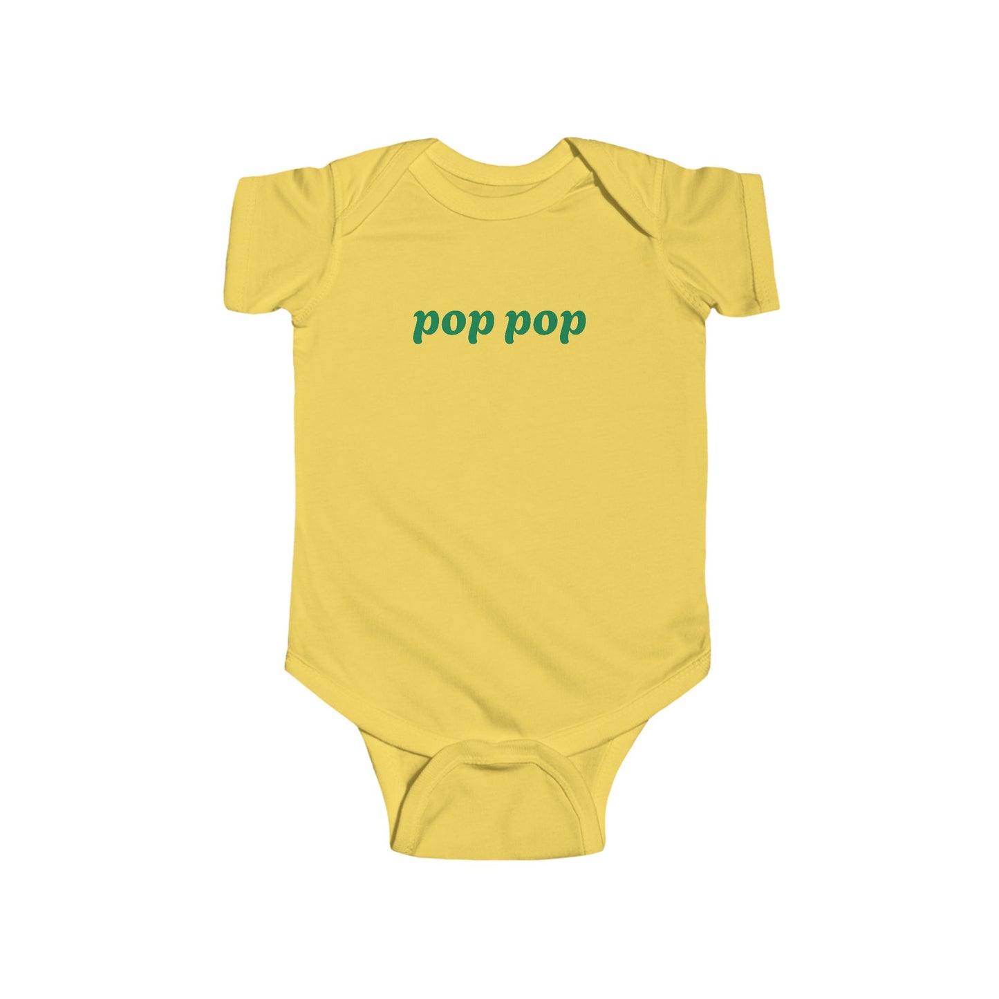Infant Fine Jersey Bodysuit-pop pop