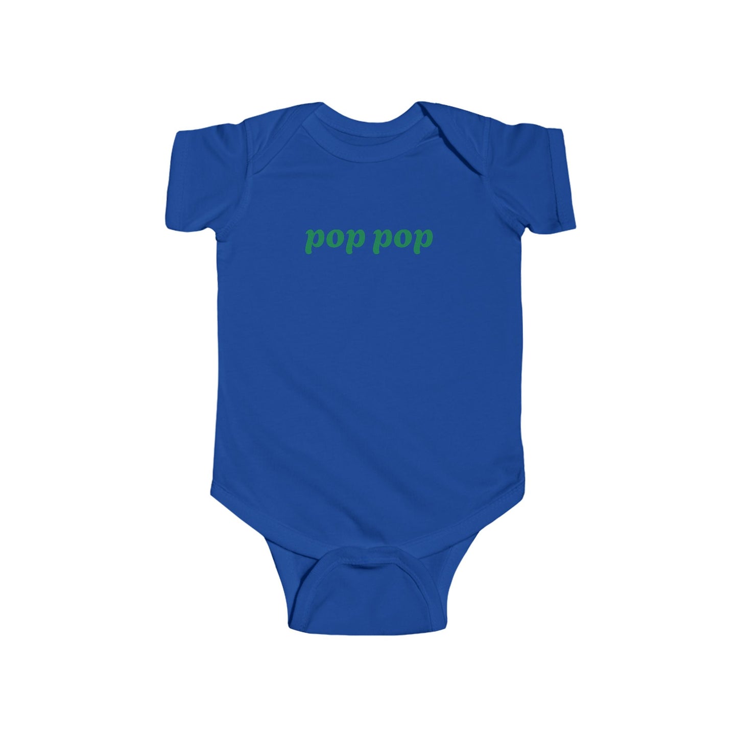 Infant Fine Jersey Bodysuit-pop pop