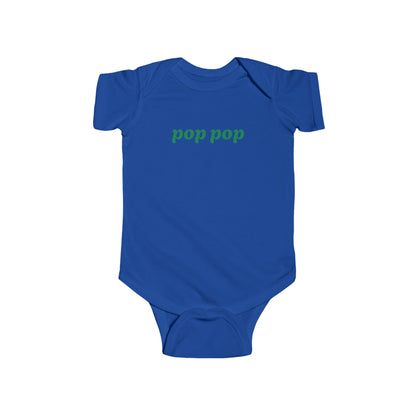 Infant Fine Jersey Bodysuit-pop pop