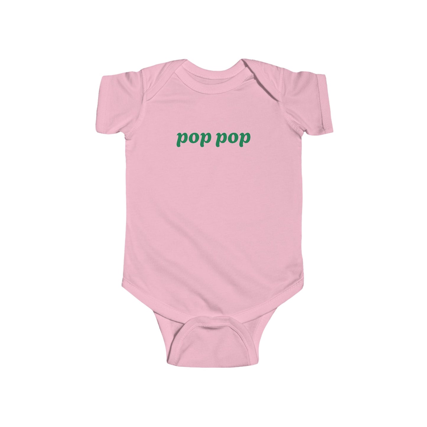 Infant Fine Jersey Bodysuit-pop pop