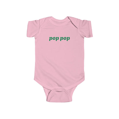 Infant Fine Jersey Bodysuit-pop pop