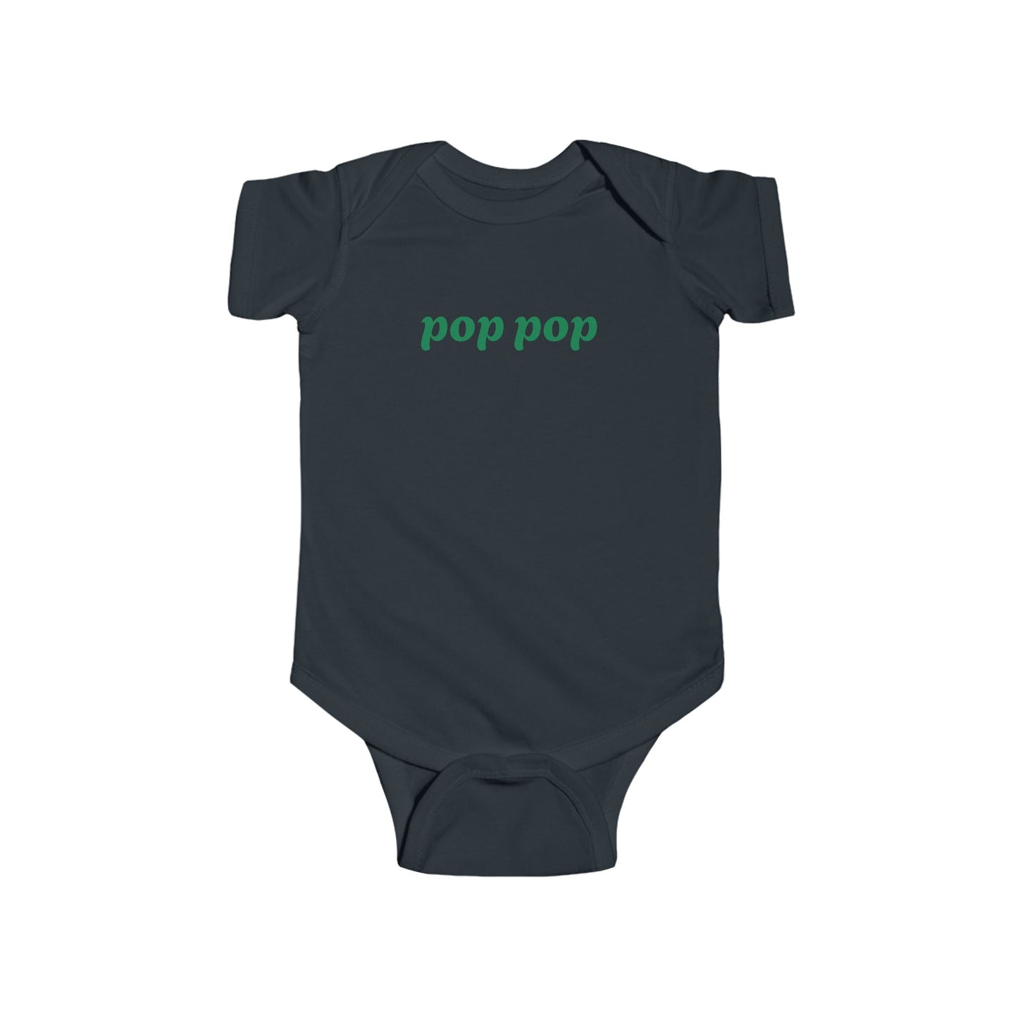 Infant Fine Jersey Bodysuit-pop pop