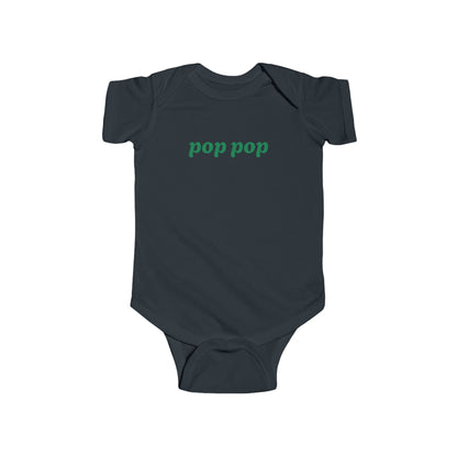 Infant Fine Jersey Bodysuit-pop pop