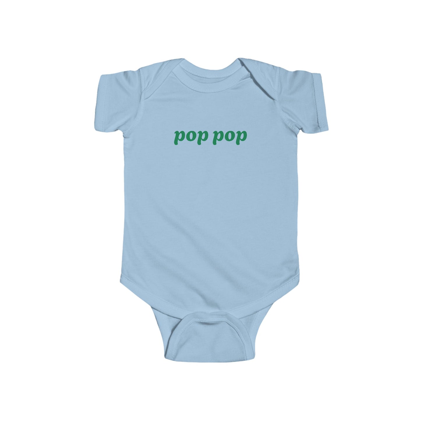 Infant Fine Jersey Bodysuit-pop pop