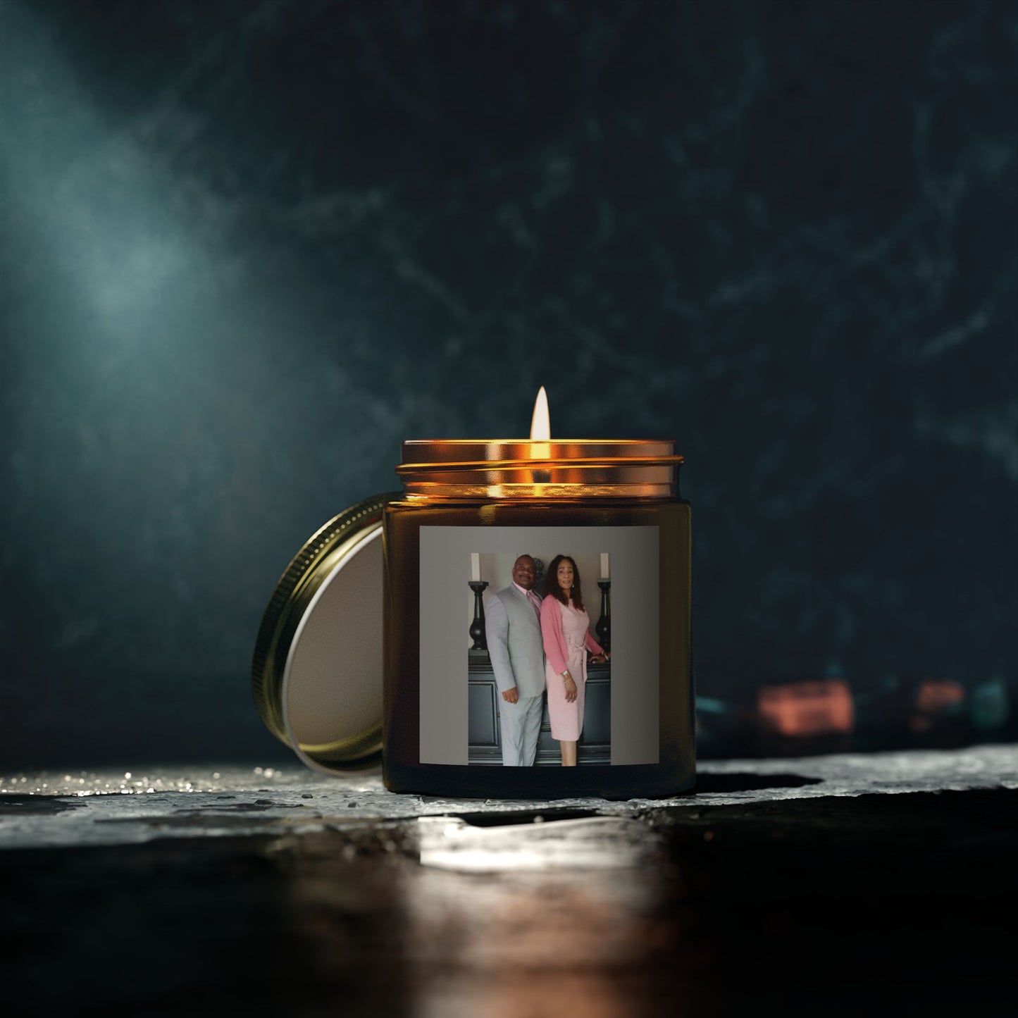 Scented Candles, Coconut Apricot Wax (4oz, 9oz)-COVIN'S CANDLES