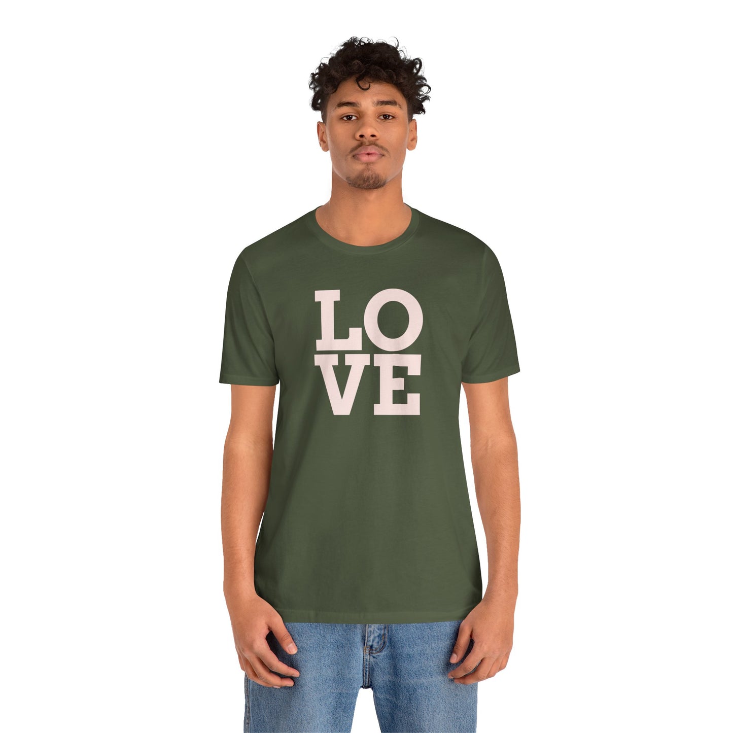 Unisex Jersey Short Sleeve-LOVE