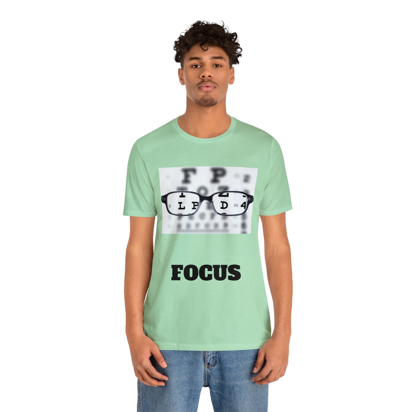 Unisex Jersey Short Sleeve Tee-FOCUS