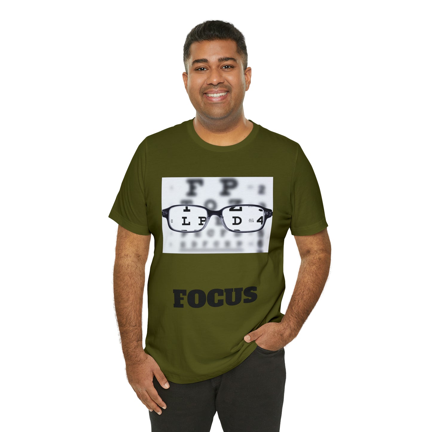 Unisex Jersey Short Sleeve Tee-FOCUS