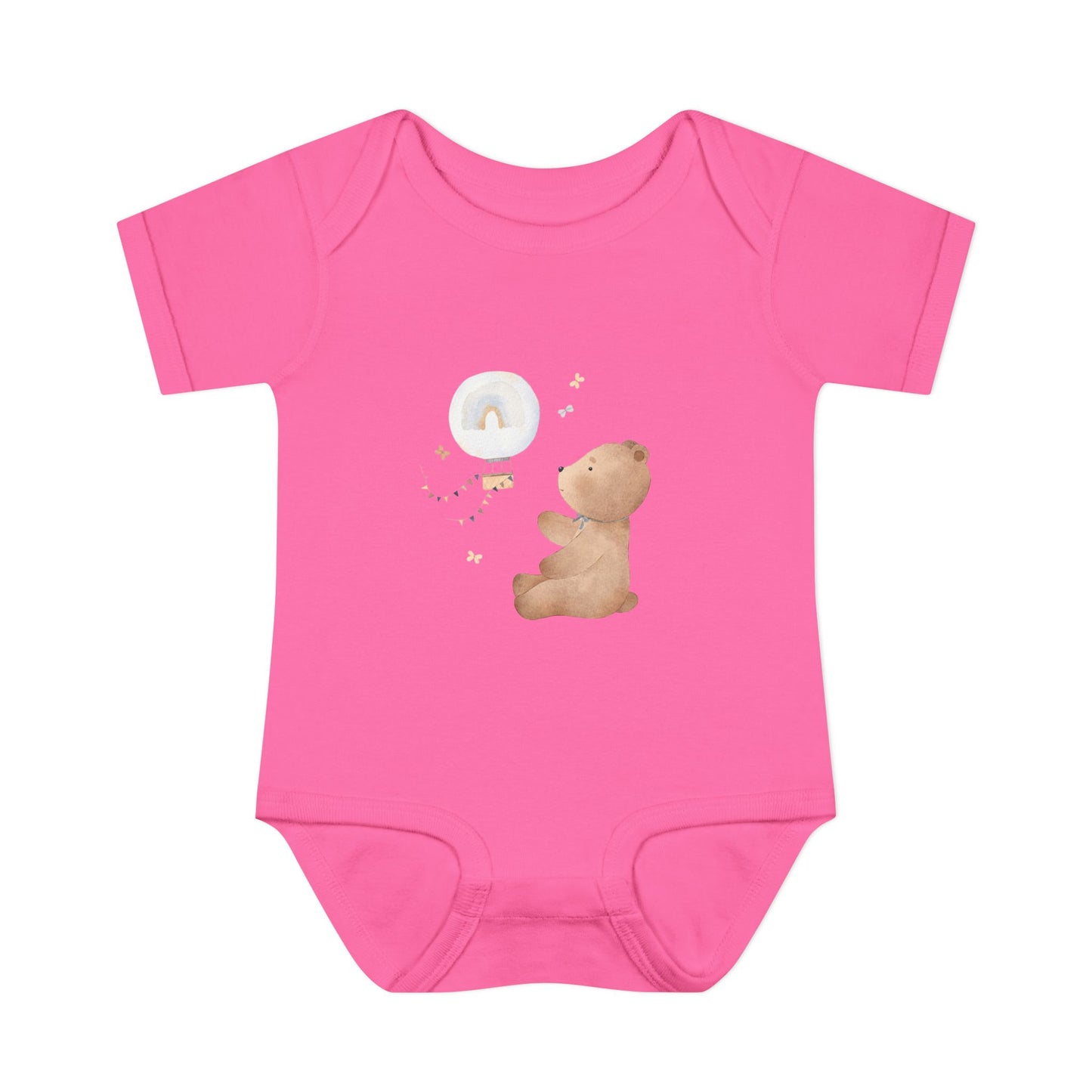Infant Baby Rib Bodysuit-Bear Bear